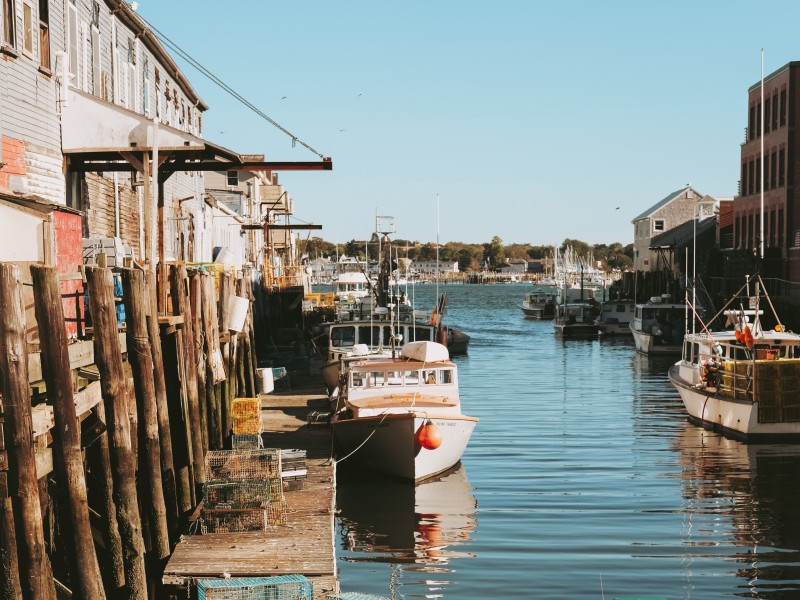 The docks of Portland