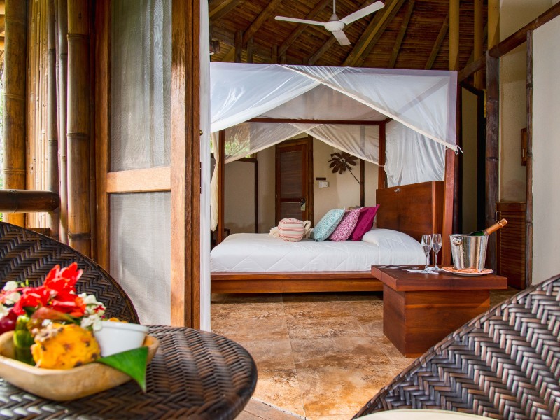 La Selva Lodge - Cabaña Innenansicht