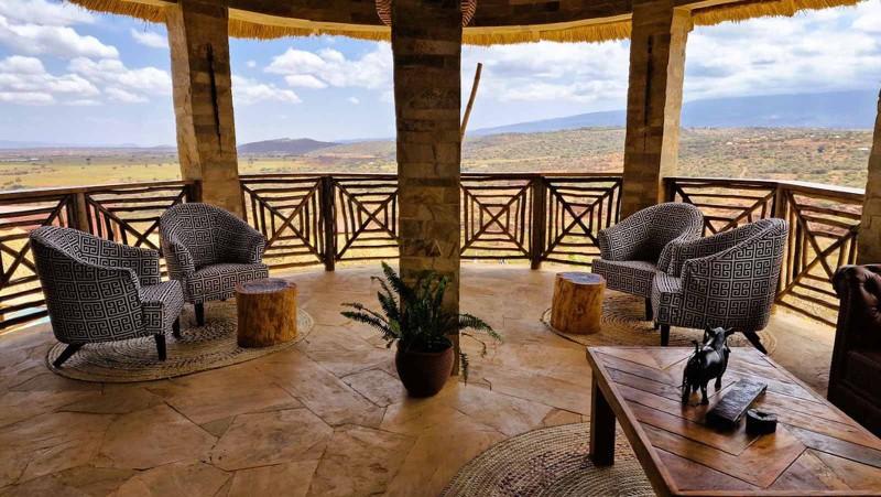 Lounge im Africa Safari Karatu
