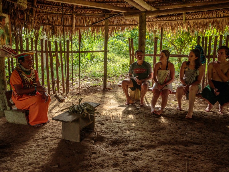 Besuch eines Schamanen