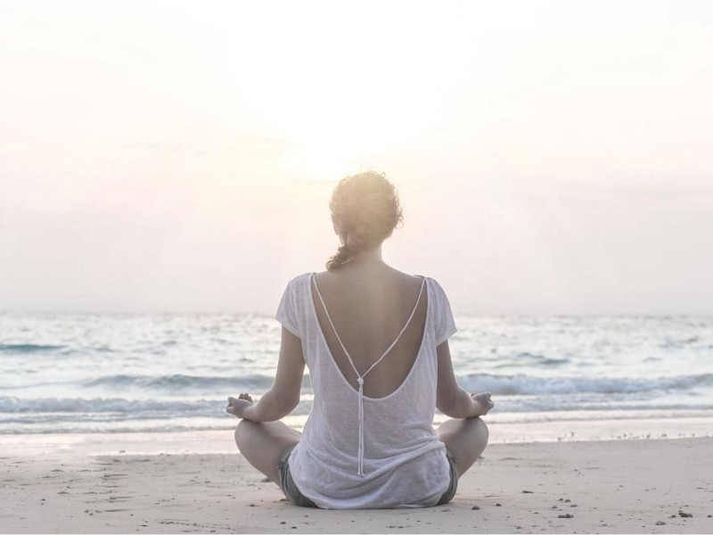 Letzte Achtsamkeitsübung am Strand
