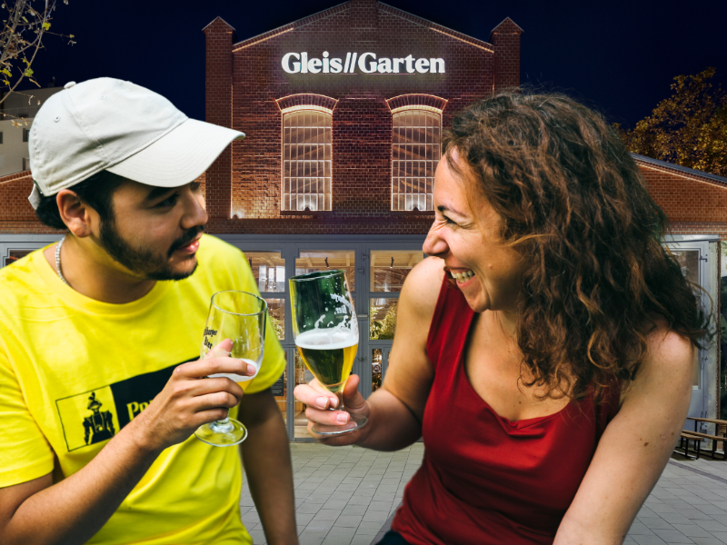 Beer tasting at Gleis//Garten 