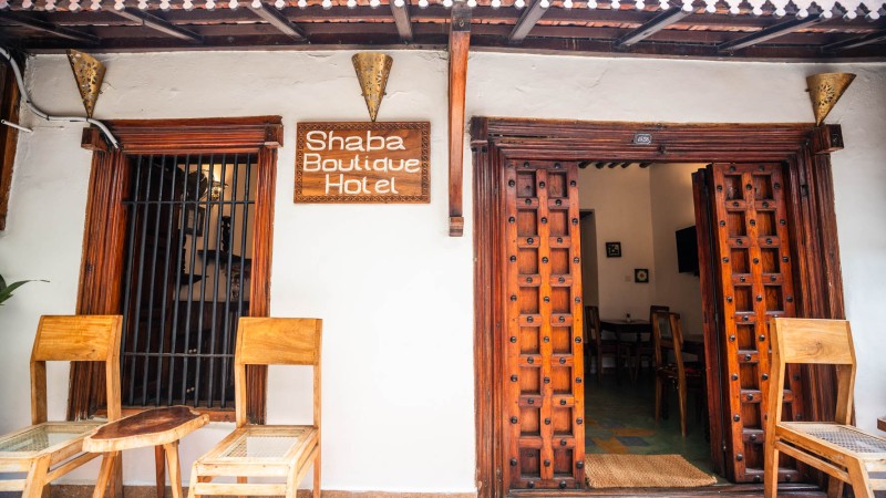 Außenansicht des Shaba Boutique Hotels