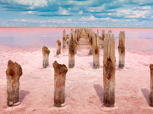 Salt mines Las Coloradas