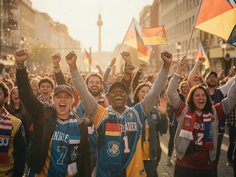 Fan crowd in Berlin