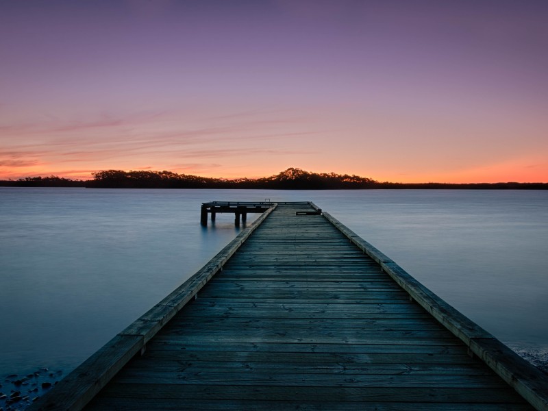 Sunset in Strahan, Tasmania