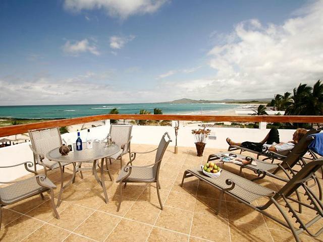 Blick von der Dachterrasse