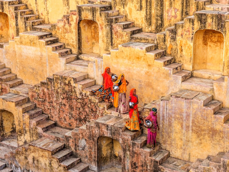 Indische Frauen-Jaipur-Indien