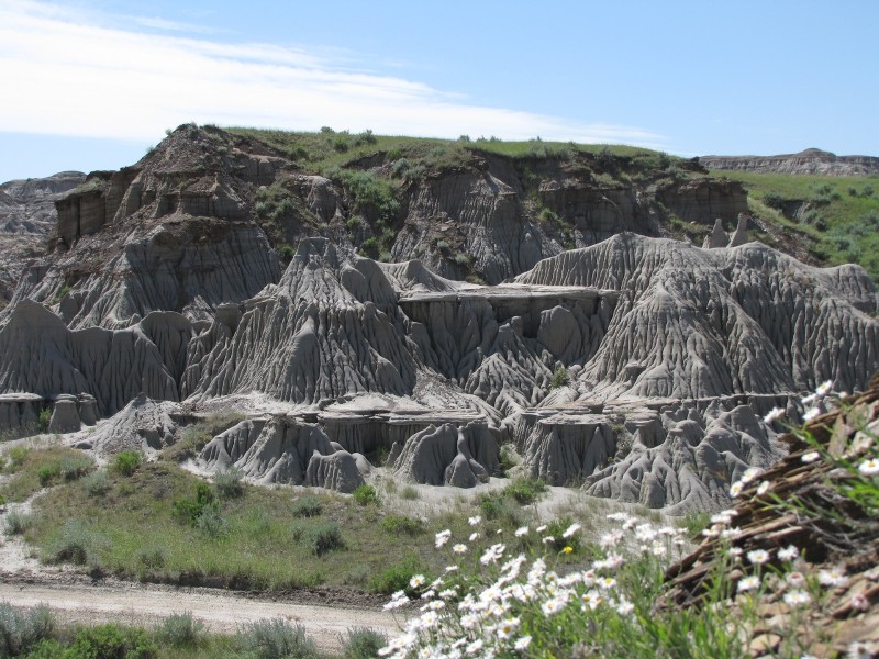 Drumheller rocks in Canada