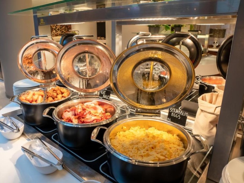 Hotel Tallink Riga Frühstücksauswahl