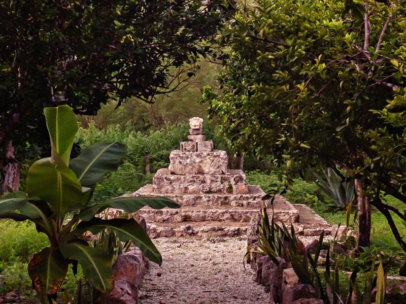 Hacienda Sacnicte - Maya Ruine