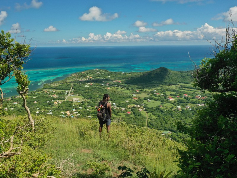 HIKING IN CARRIACOU