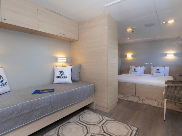 Doppelzimmer auf dem Hauptdeck