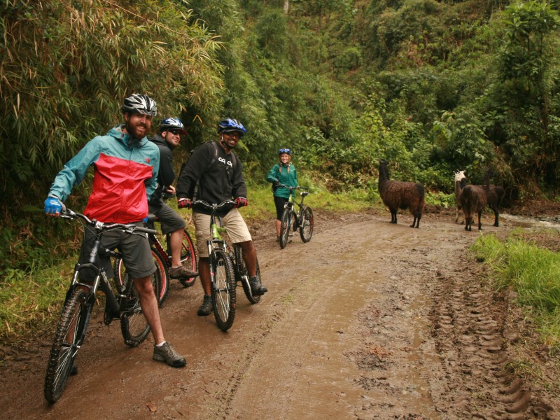 Biking in llanganates