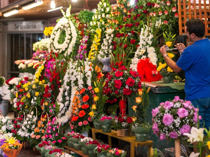 Santiago de Chile - Blumenverkäufer
