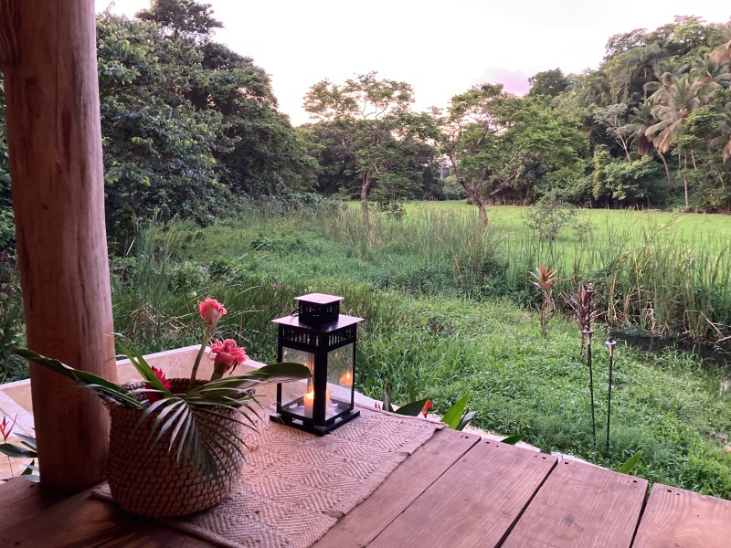 El Valle Lodge - View from the restaurant