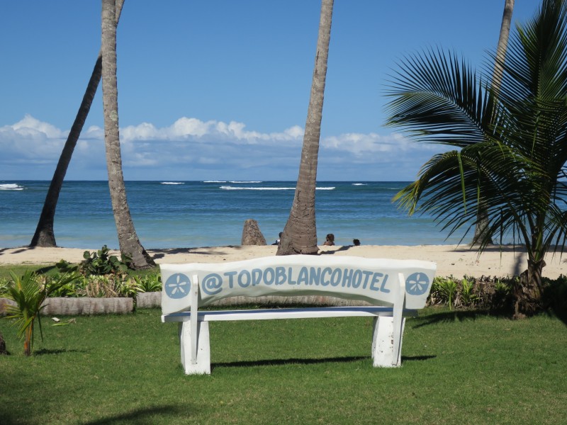 Todo Blanco - Aussicht vom Garten