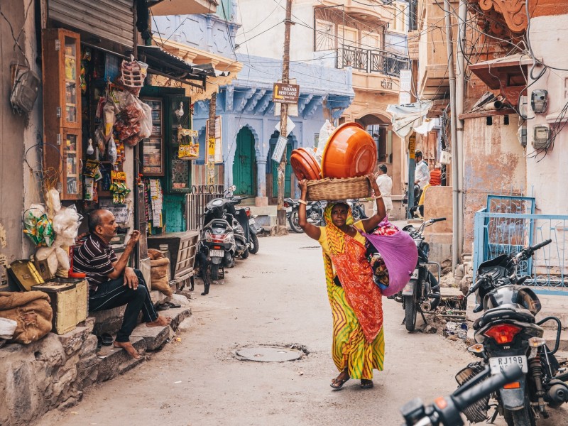 The streets of Jodhpur