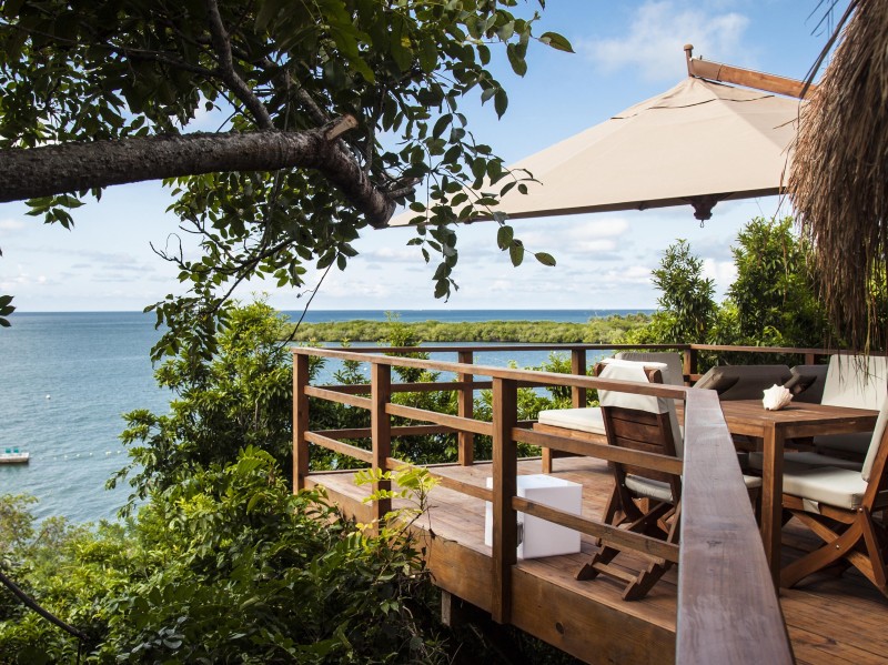 Las Islas - Baumkronen Bungalow Terrasse