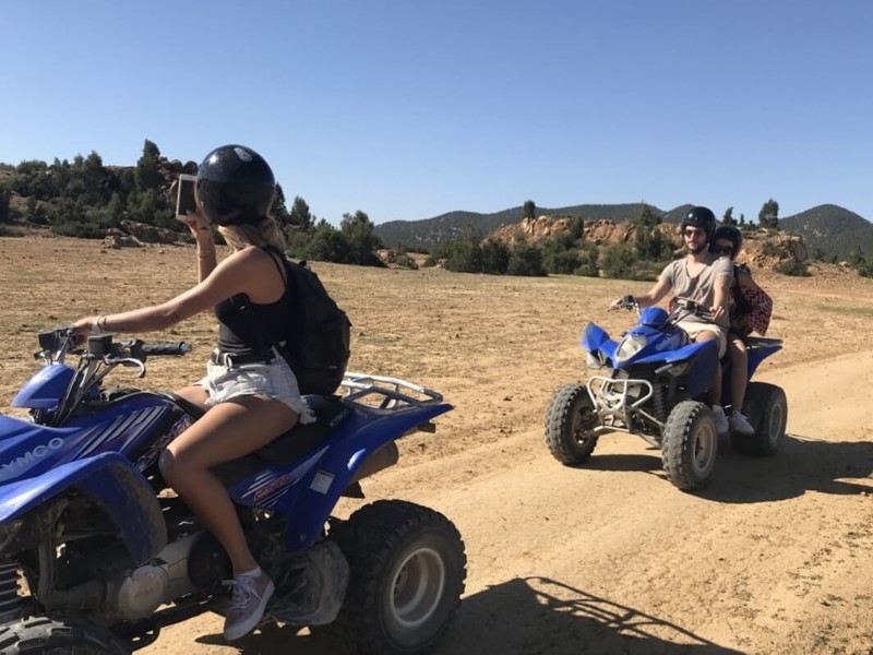 Quad biking