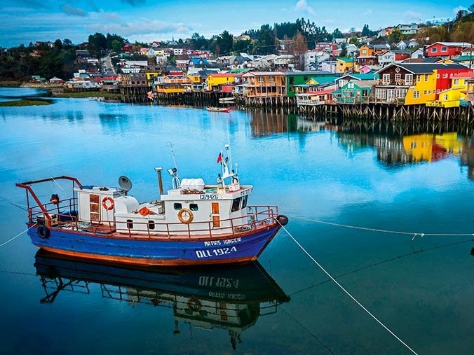 Insel Chiloe - Hafen