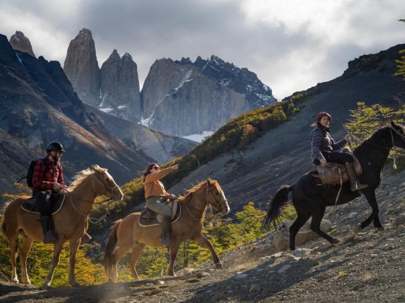 Reiten in den Bergen