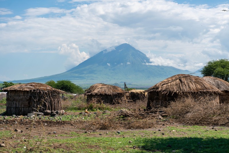 Village Walk in Lake Natron