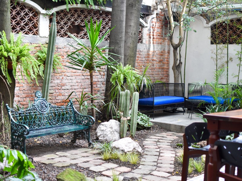 Pug Seal Polanco - Innenhof