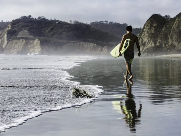Ideale Bedingungen zum Surfen