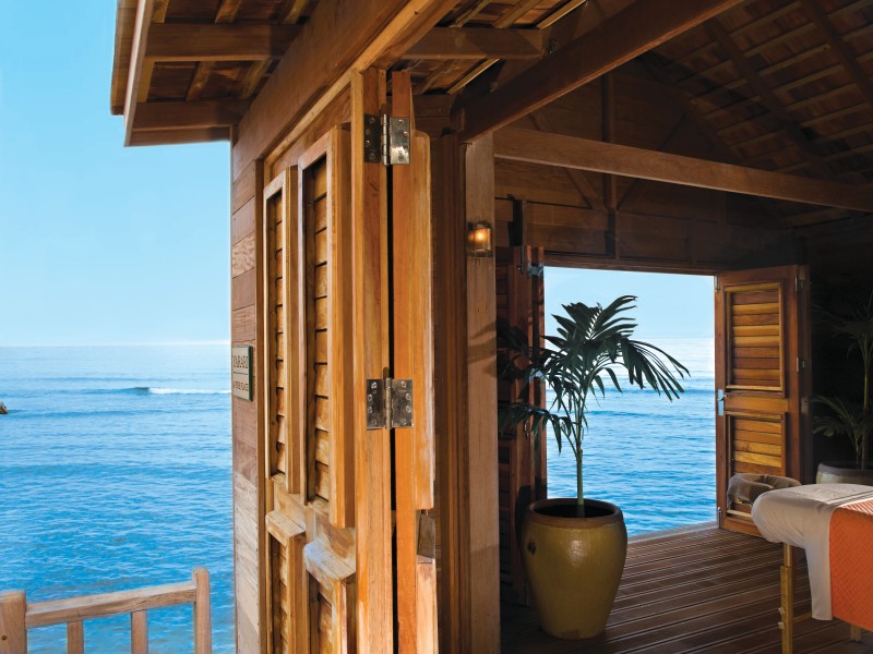 Over water SPA at Half Moon Golf Resort