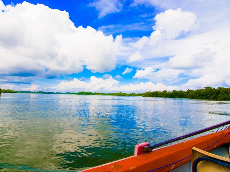Sri Lanka  - Balapitiya-Fluss