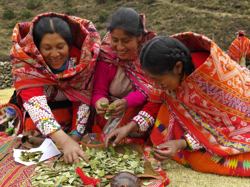 Peru - Indigenas in Tracht
