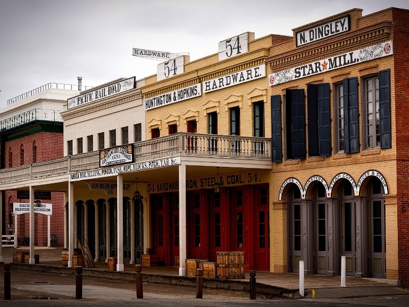 Historic district in Sacramento