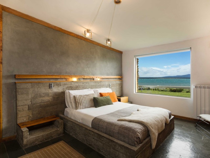 Doppelbettzimmer mit Meerblick