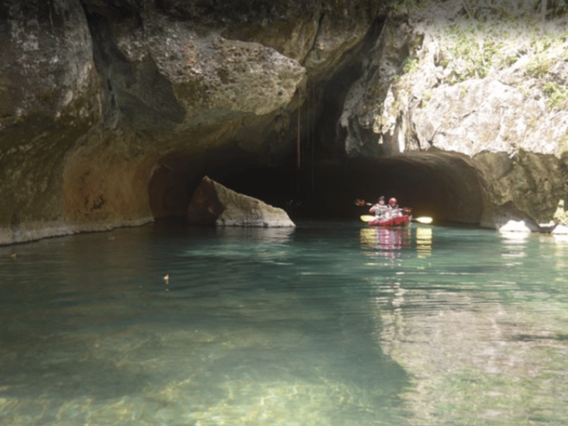 Cave Kayaking with Pickup from Belize Ci