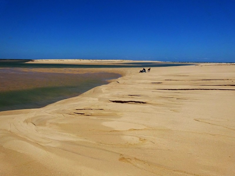 Beach in Faro, Portugal