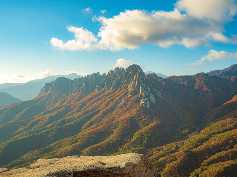 South Korea - view Mount Kumgang