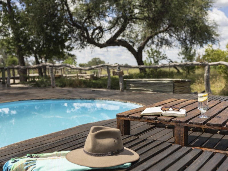 Pool im Mogogelo Camp