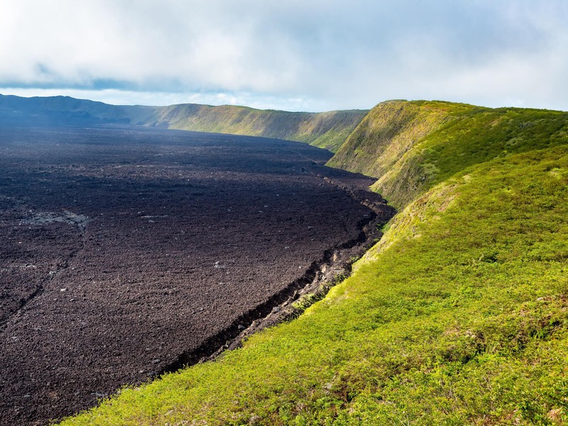 Sierra Negra Vulkan auf Isabela