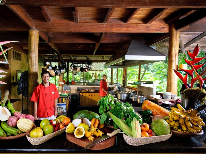 Pacuare Lodge Früchtebuffet