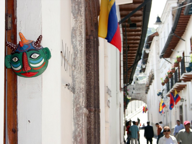 Straße La Ronda in Quito
