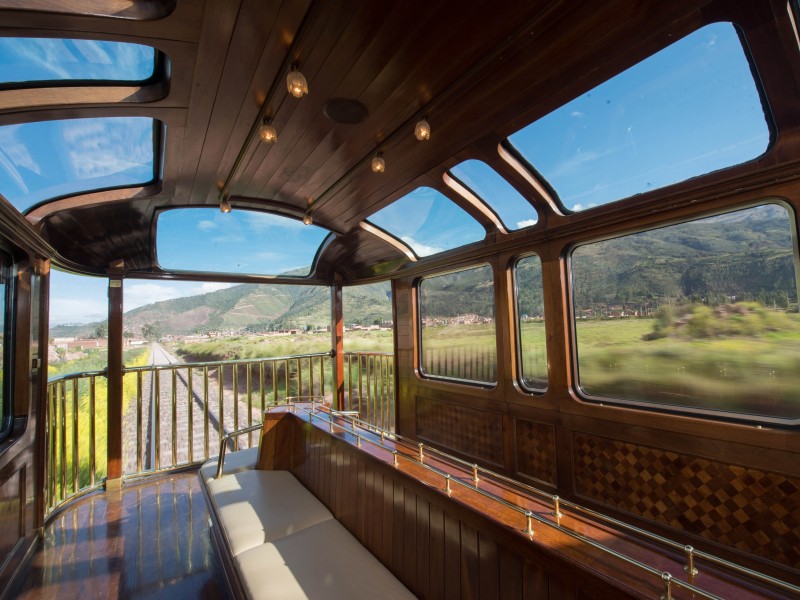 View fom the Titicaca Express train