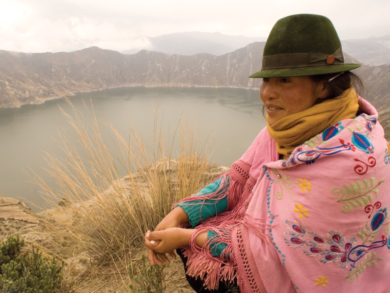 Quilotoa Kraterlagune