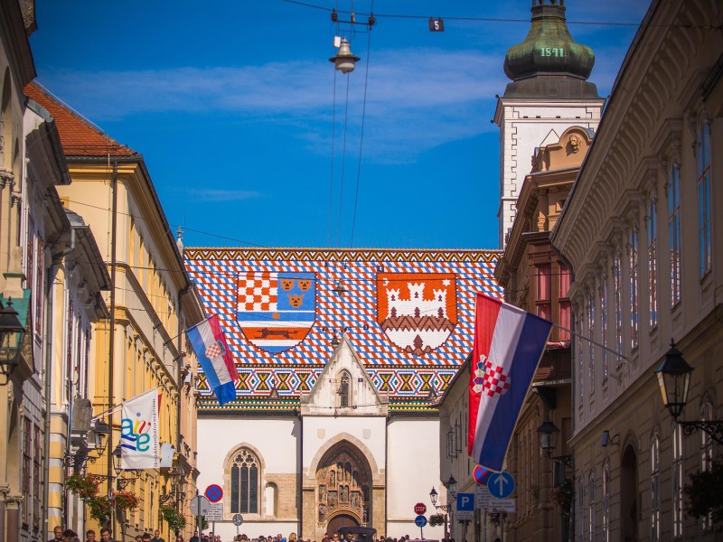 Zagreb St. Mark Kirche - Author Ivo Bioc