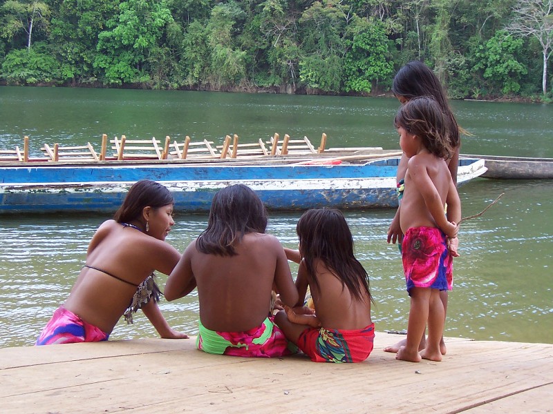 Panama - Embera Indianer