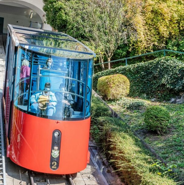 Schlossberg funicular railway Graz