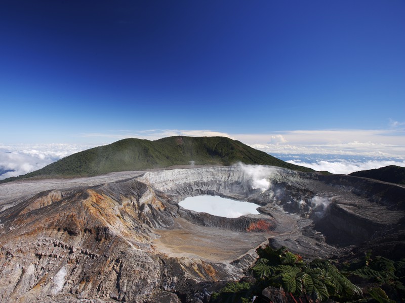 Kratersee des Vulkan Poas