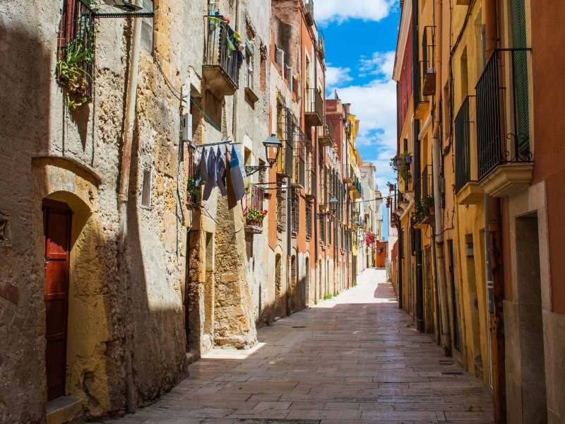 The old streets of Tarragona