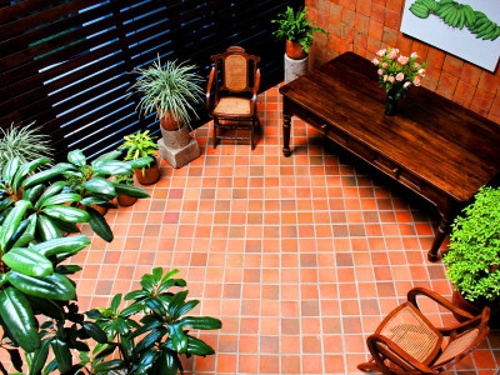 Blick in den Innenhof