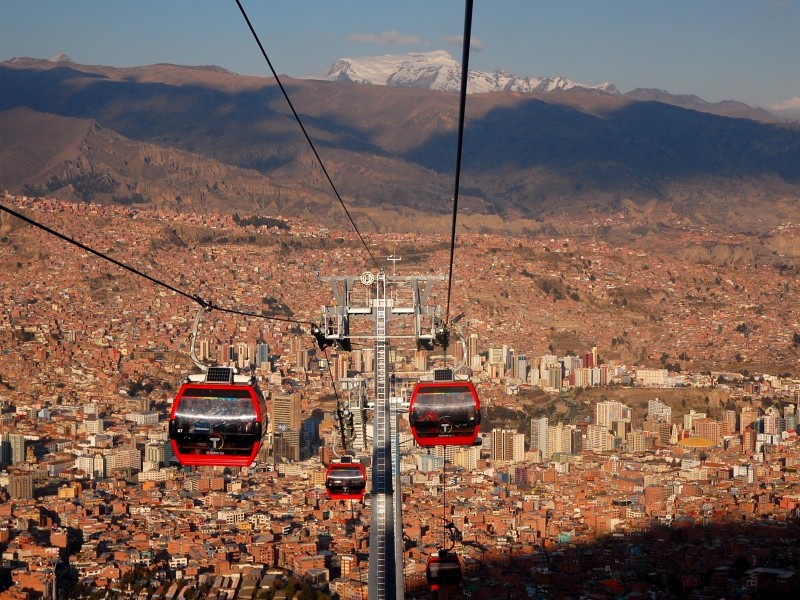 Bolivien - Seilbahn über La Paz